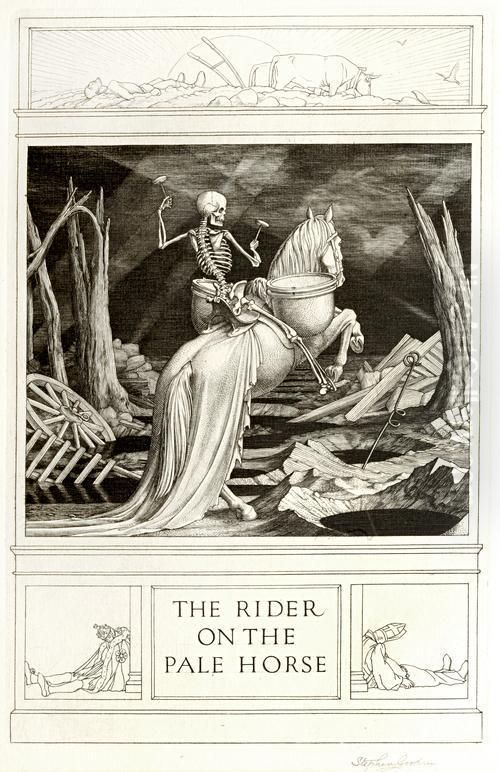 The Rider On The Pale Horse Oil Painting by Stephen Gooden