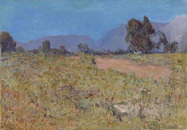 A Cape Landscape Oil Painting by Robert Gwelo Goodman