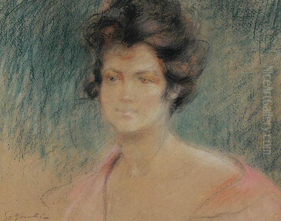 Portret Kobiety Oil Painting by Stanislaw Gorski