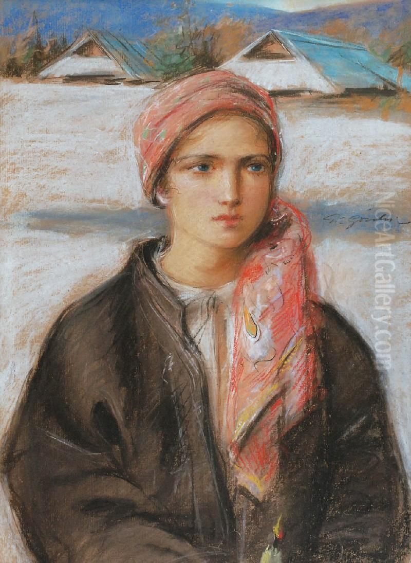 Na Gromniczna Oil Painting by Stanislaw Gorski