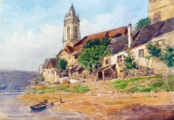 Durnstein * Oil Painting by Karl Gotz