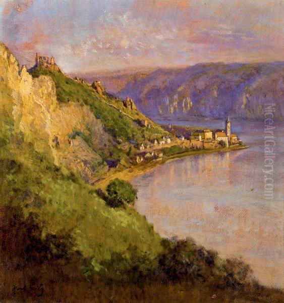 Durnstein * Oil Painting by Karl Gotz