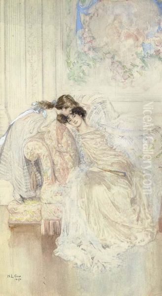 The Interlude Oil Painting by Mary L. Gow