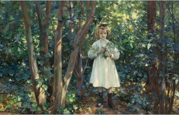 Maria Oil Painting by Luis Graner Arrufi