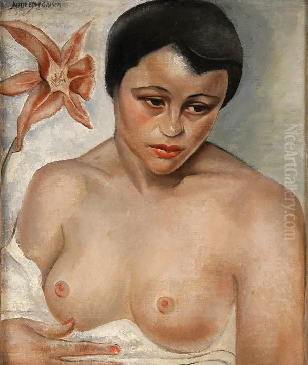 Untitled Oil Painting by Natalie Eynon Grauer