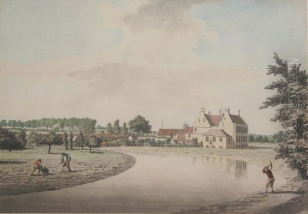 Prospect Of A House Oil Painting by Samuel Hieronymus Grimm