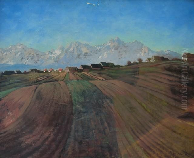 Tatra Oil Painting by Edmund Gwerk