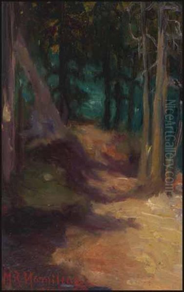 Trail, Lake Louise Oil Painting by Mary Riter Hamilton