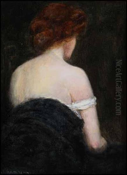 Opalescent Shoulders Oil Painting by Mary Riter Hamilton