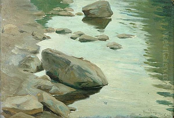 Nadrzeczne Glazy Oil Painting by Marceli Harasimowicz