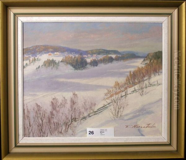 Untitled Oil Painting by Frans Hautala