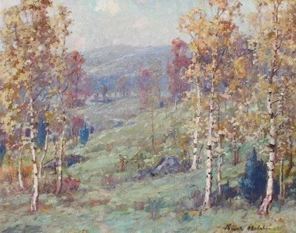Fon Du Lac Hills Oil Painting by Knute Heldner