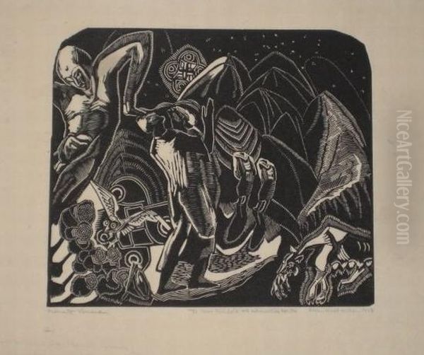 Mount Verna Oil Painting by Helen West Heller