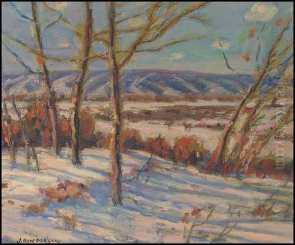 Qu'appelle Valley Oil Painting by James Henderson