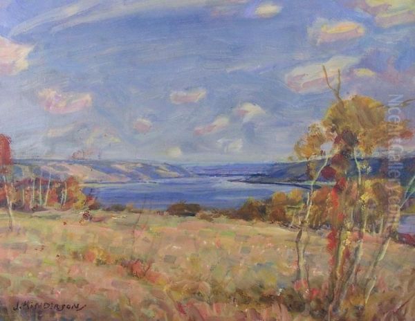 Qu'appelle Valley, Autumn Oil Painting by James Henderson