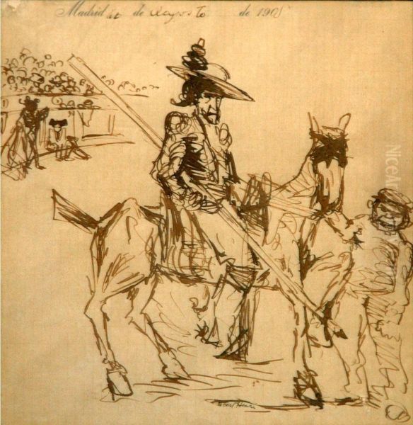 Don Quixote Oil Painting by Robert Henri