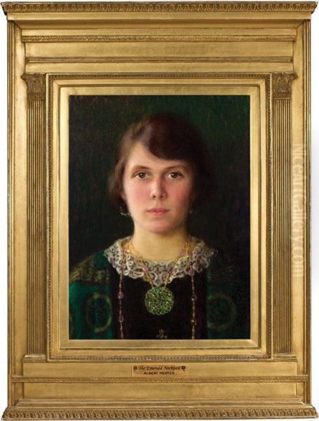 The Emerald Necklace Oil Painting by Albert Herter