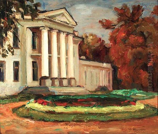 Belweder Oil Painting by Jerzy Hewelke
