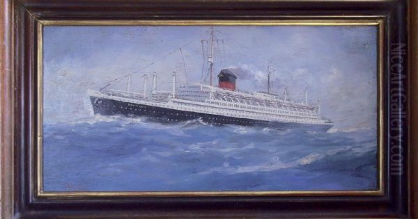 Le Champlain Oil Painting by Eugene Hieblot