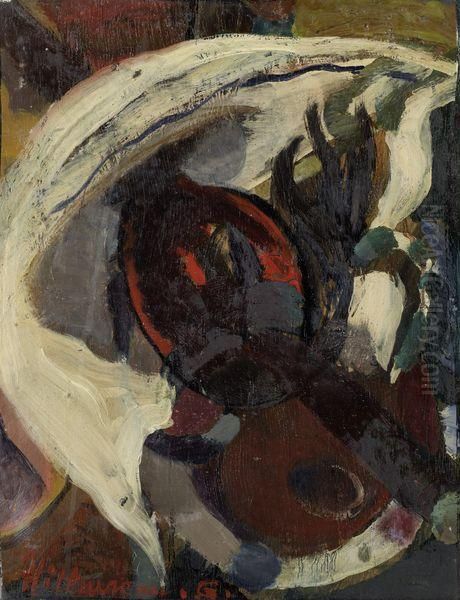 Sans Titre Oil Painting by Georges Hillaireau