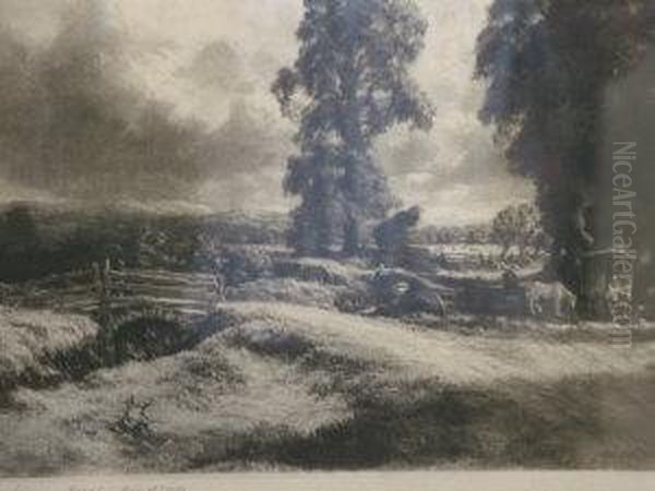 Pastoral Scene Oil Painting by Norman Hirst