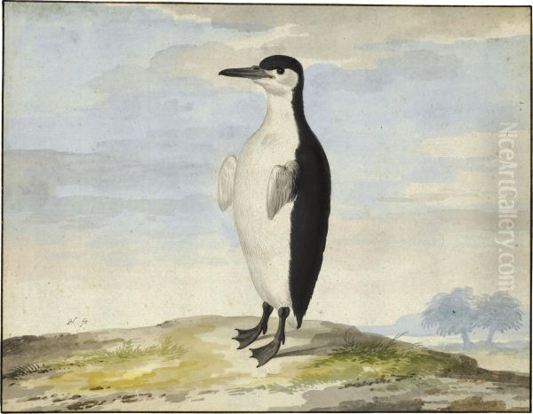 A Penguin Oil Painting by Pieter the Younger Holsteyn