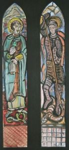 Stained Glass Studies - St Patrick