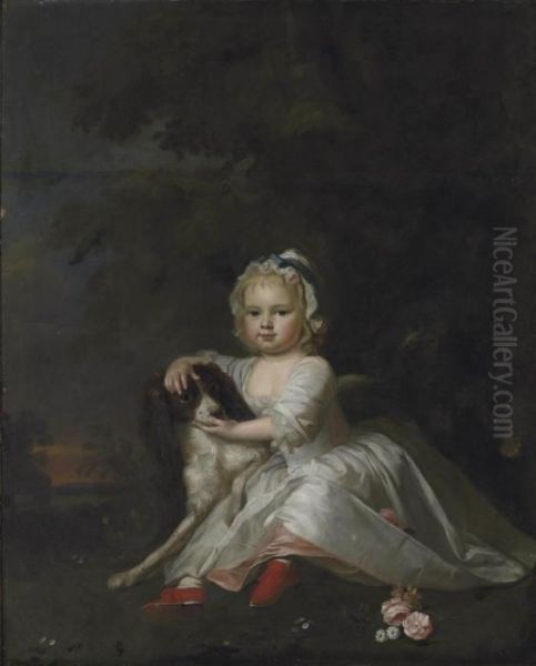 Portrait Of Catherine Legge Oil Painting by Thomas Hudson