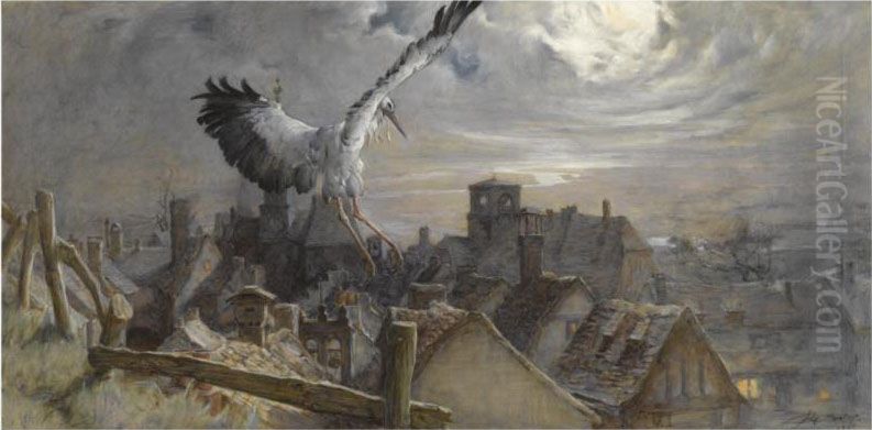 The Philosopher Of Ferney Oil Painting by John Young Hunter