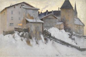 Kitzbuhl In The Snow, Austria