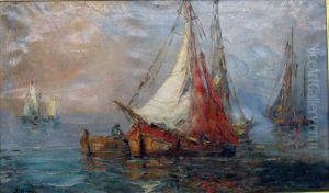 Voiliers En Mer
