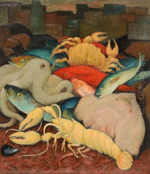 Natura Morta Oil Painting by Raffaello Isola