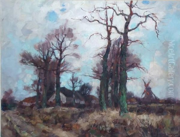 Le Chemin Du Hameau Oil Painting by Ludovic Janssen