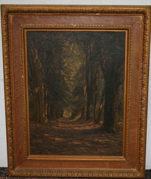 Close Walk Medhurst Oil Painting by Hamilton Jay