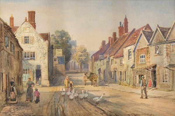 Trowse, Norwich Oil Painting by Edward Jennings
