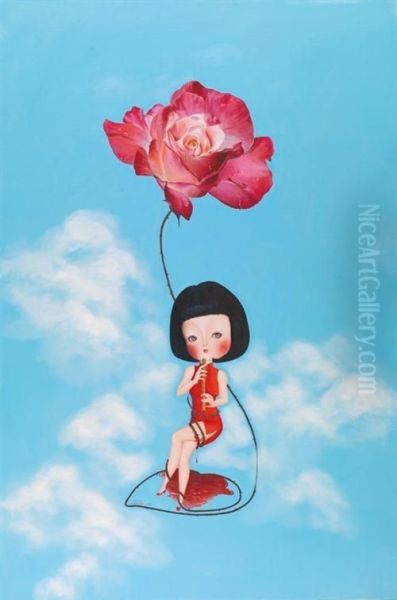 Rose Story Oil Painting by Li Jian