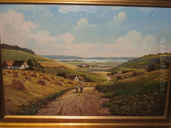 Summer Landscape Oil Painting by Niels Jorgensen