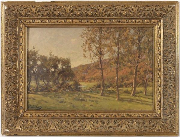 Paysage D'automne Oil Painting by Leon Joubert