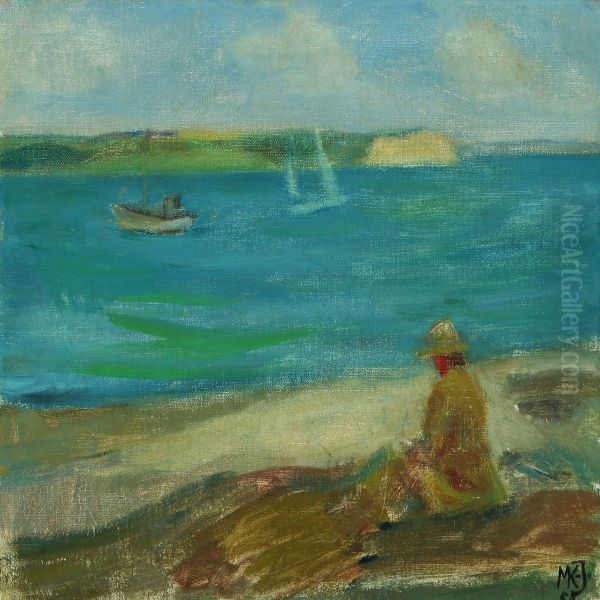 Coastal Scenery Oil Painting by Martin Kaalund-Jorgensen