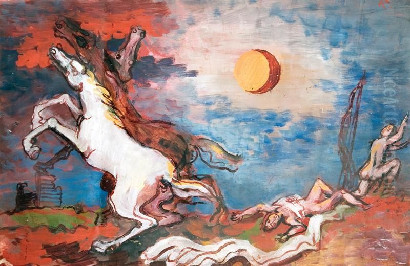 Apokalypsa Oil Painting by Frantisek Kalab