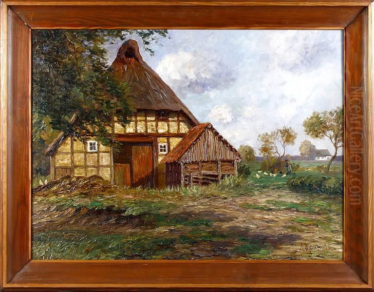 Kaufhold Oil Painting by August Kaufhold