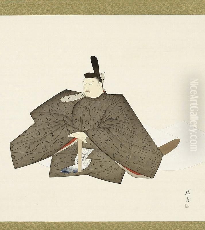 Teishinko Oil Painting by Kikuchi Keigetsu