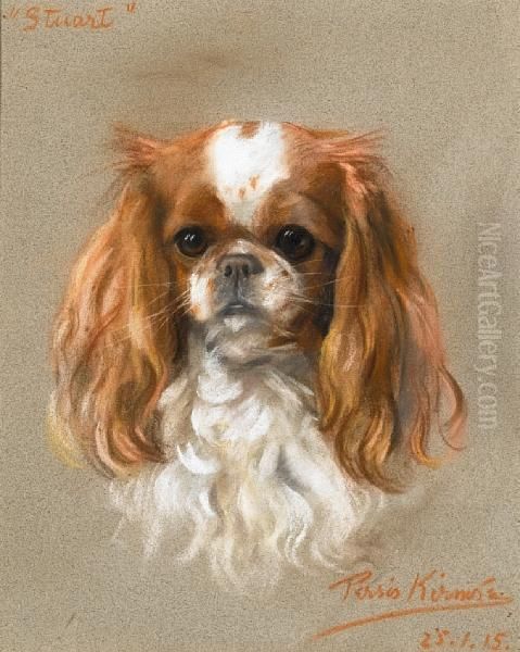 Stuart, A King Charles Spaniel Oil Painting by Persis Kirmse