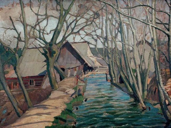 Pejzaz Oil Painting by Artur Klar