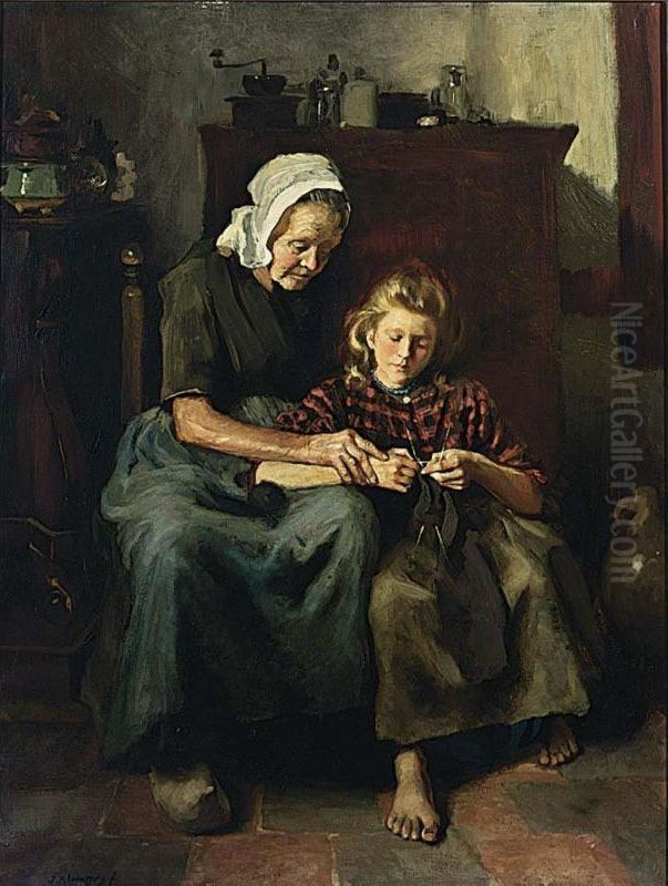 De Breiles Oil Painting by Jan Kleintjes