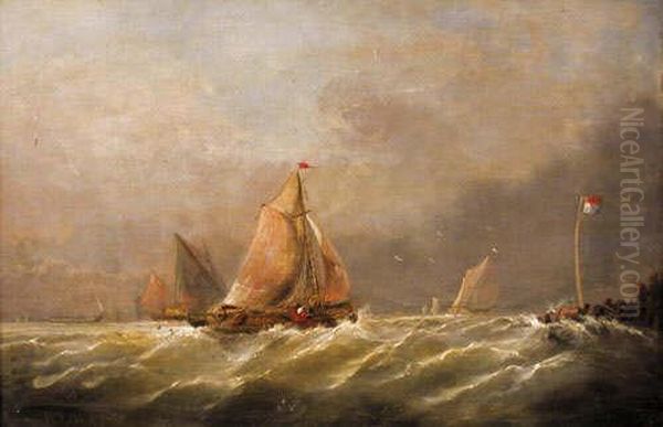 Seascape Oil Painting by Hugo Koeke