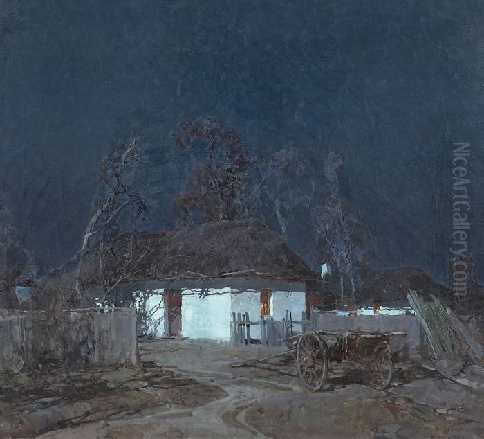 Mondschein Oil Painting by Stepan Feodorovich Kolesnikov