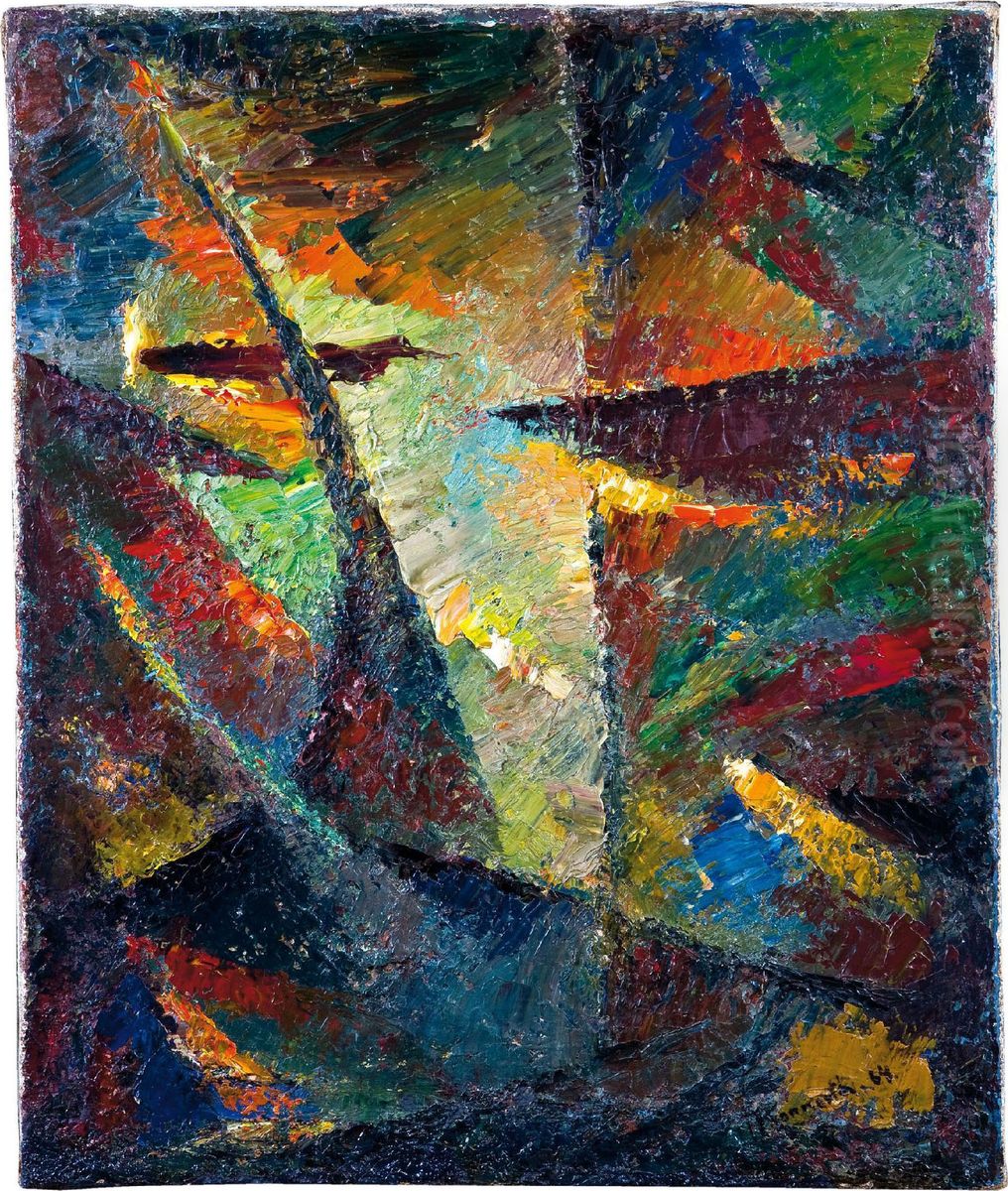 O.t. Oil Painting by Hermann Konnerth