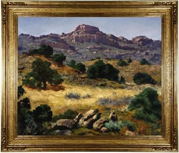 Chatsworth Manor Oil Painting by Emil Jean Kosa