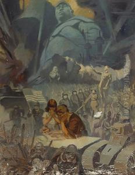Future Oil Painting by Emil Jean Kosa